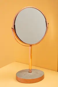 Maison by Premier Neptune Round Swivel Bathroom Mirror