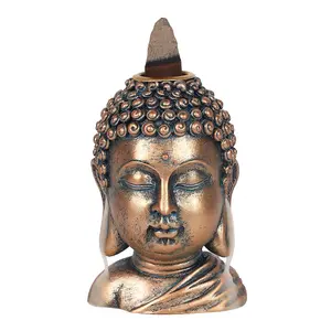 Something Different Buddha Head Backflow Burner Bronze (One Size)