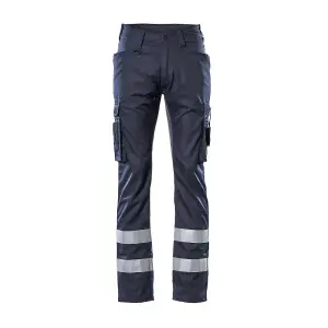 Mascot Frontline Service Trousers with Reflective Tape (Dark Navy)  (42.5) (Leg Length - Regular)