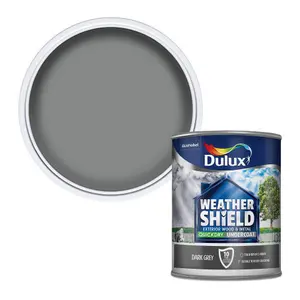 Dulux Weathershield Grey Metal & wood Undercoat, 750ml