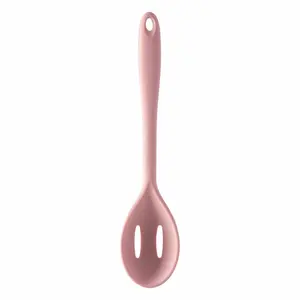 Sykes Silicone Slotted Cooking Spoon Pink