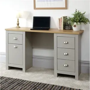 Leyla Desk Zipcode Design Colour: Grey