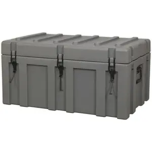 Heavy Duty Outdoor Waterproof Storage Box - 131L Cargo Case for Tools and Equipment