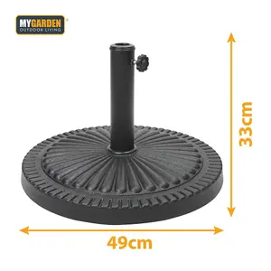 14KG Heavy Duty Resin Parasol Base Stand