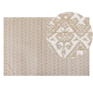 Jute Area Rug 160 x 230 cm Beige ATIMA