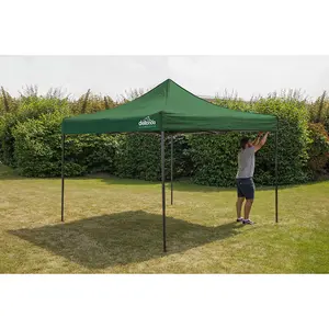 Heavy Duty 2x2m Green Pop-Up Gazebo for All Outdoor Events