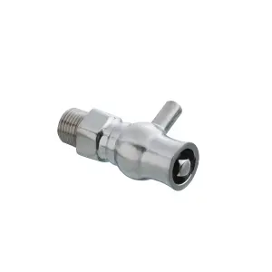 Arroll Silver Polished Nickel Bleed valve