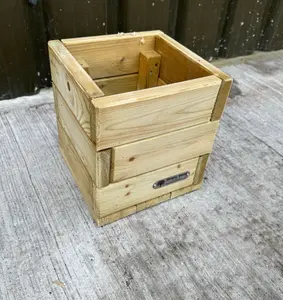 Simply Wood Signature SQUARE Planter - Compact X 2