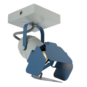 Lucide Picto Modern Ceiling Spotlight Children - 1xGU10 - Blue