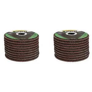 20 x Flap Discs 120 Grit For Angle Grinder 4.5" (115mm) Flap Sanding Grinding