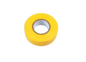 Connect 36895 Yellow PVC Insulation Tape 19mm x 20m - Pack 1