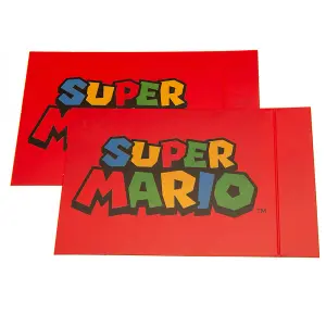 Super Mario Characters Gift Wrap (Pack of 4) Multicoloured (One Size)