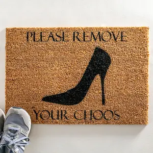 Remove your Choos Doormat - Regular 60x40cm