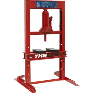 5.4 Tonne Hydraulic Bench Press with Dual Table Plates for Versatile Use