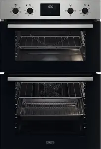 Zanussi ZKHNL3X1 Series 20 Built In Electric Double Oven - Stainless Steel