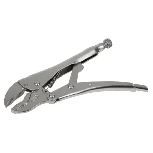 Sealey Locking Pliers Optimum Grip 225mm 0-45mm Jaw Capacity Silver AK6830