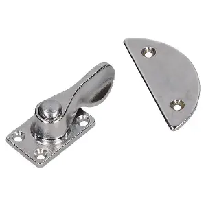 2pk Gravelly Fastener Swivel Toggle Catch Lock Trailer Number Plate Clip Large