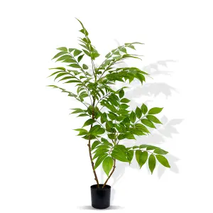 85cm Soap Berries Artificial Tree Fake Plant in Pot for Indoor Decor