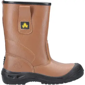 Amblers FS142 Safety Rigger Work Boots Tan (Sizes 3-13)