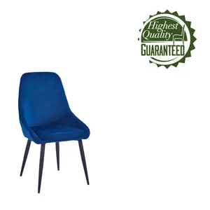 Fern Upholstered Dining Chair (Set of 2) Blue