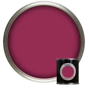 Vintro Luxury Matt Emulsion Magenta, Multi Surface Paint for Walls, Ceilings & Wood- 125ml (Rosy Raven)