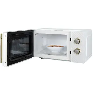 Russell Hobbs 17L, Manual Groove Microwave in White - RHMM723