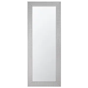 Beliani Traditional Wall Mirror DERVAL Silver