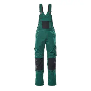 Mascot Unique Augsburg Bib & Brace - Green/Black   (40.5) (Leg Length - Short)