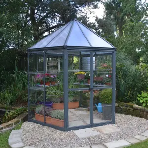 Palram - Canopia Oasis™ Grey 8x6 Greenhouse