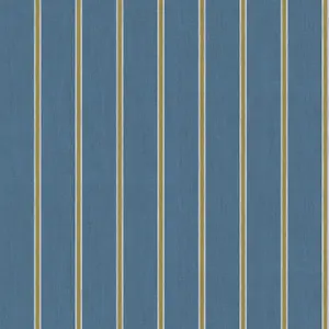 Galerie Botanica Blue Classic Stripe Smooth Wallpaper