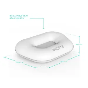 Wave Spa Hot Tub Inflatable Booster Seat Cushion/Floating Tray