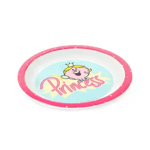 Mr Men Little Miss Princess Tableware Set (Pack of 5) Pink/Blue/White (One Size)