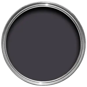 Farrow & Ball Interior Paean black Gloss Metal & wood paint, 2.5L