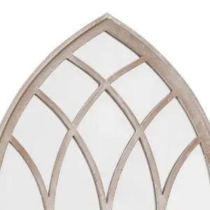 Berkfield Mirror Sand 100x45 cm Iron for Indoor Use