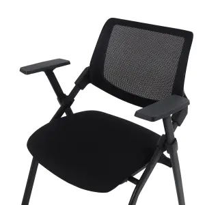 Beliani Modern Set of 2 Chairs VALDEZ Black