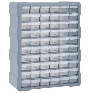 Berkfield Multi-drawer Organiser with 60 Drawers 38x16x47.5 cm