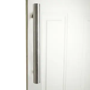 UAP Straight Door Pull Handle - External - 600mm - Hidden Fixings - 316 Grade Stainless Steel