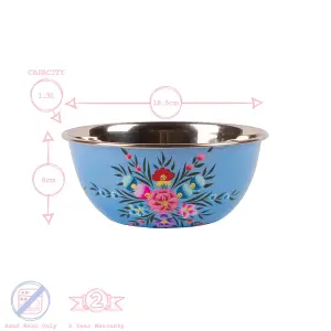 BillyCan - Picnic Bowl Set - Ocean Pansy - 3pc