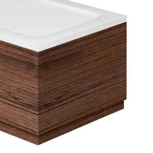 Eden 800mm End Bath Panel in Redwood