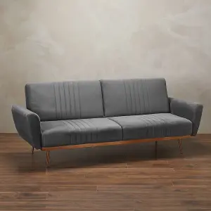 Nico Grey Click Clack Sofa Bed