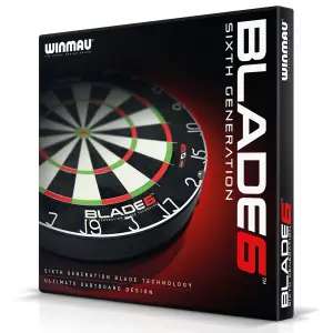 Winmau Blade 6 Professional Bristle Dartboard - Official Tournament Specification