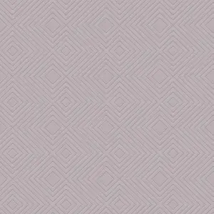 Galerie Home Collection Lilac Glitter Geometric Diamond Wallpaper Roll