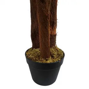 Artificial Large Palm Tree with Natural Trunk 150cm  - Realistic plant by Botanik