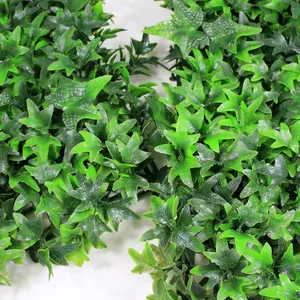 Pack of 12 Best Artificial Ivy Hedging 50cm x 50cm Mats (3 Square Metres)