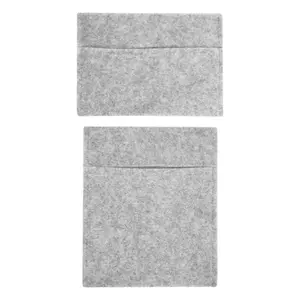 Fabric Tool Storage Pouches - Silver Grey