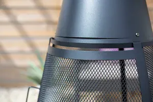 La Hacienda Mesh Colorado XL Steel Chimenea 160CM