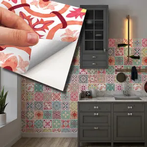 Walplus Bossa Mediterranean Combo Tile Stickers