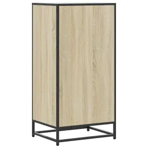 Berkfield Shoe Rack Sonoma Oak 48x38x97.5 cm Engineered Wood