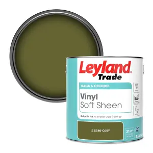 Leyland Trade Vinyl Soft Sheen Walls & Ceilings Emulsion Paint (S 5540-G60Y) - 2.5L