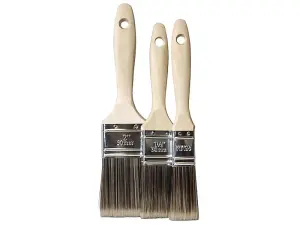 Faithfull 75005003 Tradesman Synthetic Paint Brush Set, 3 Piece FAIPBTSET3